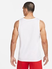 Nike White Dri-FIT Training Vest Top - Image 2 of 4