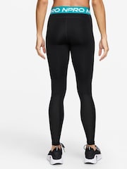 Nike Black Mid Blue Pro 365 Leggings - Image 2 of 4