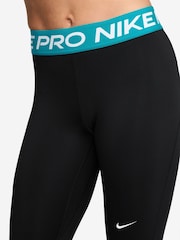Nike Black Mid Blue Pro 365 Leggings - Image 4 of 4