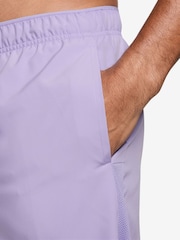 Nike Hydrangea Purple Grey Challenger Dri-FIT 7 inch 2-in-1 Running Shorts - Image 4 of 5