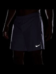 Nike Hydrangea Purple Grey Challenger Dri-FIT 7 inch 2-in-1 Running Shorts - Image 5 of 5