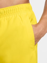 Nike Lightening Yellow 7 Inch Challenger Dri-FIT 7 inch Briefs Lined Running Shorts - Image 4 of 4