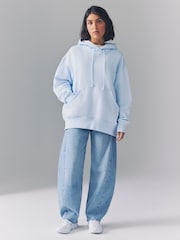 Голубой оттенок - Nike спортивная одежда Phoenix Fleece Mini Swoosh Pullover худи - Image 2 of 5