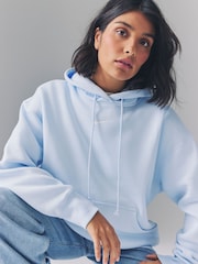 Голубой оттенок - Nike спортивная одежда Phoenix Fleece Mini Swoosh Pullover худи - Image 5 of 5