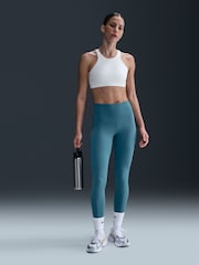 Nike Smokey Blue Full Length Zenvy Gentle Support High Waisted Leggings - Image 1 of 7