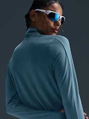 Nike Smokey Blue Dri-FIT Pacer Half Zip Running Top - Image 5 of 5