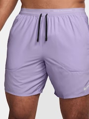 Nike Purple Dri-FIT Stride 7 Inch Running Shorts - Image 1 of 5