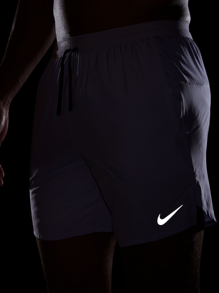 Nike Purple Dri-FIT Stride 7 Inch Running Shorts - Image 5 of 5