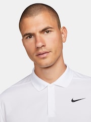 Nike White Dri-FIT Victory Long-Sleeve Golf Polo Shirt - Image 3 of 4