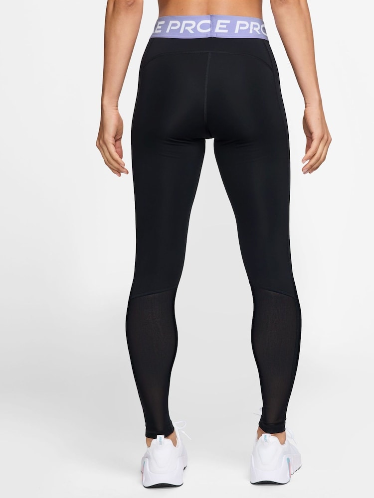 Schwarz, Flieder - Nike Pro 365 Leggings - Bild 2 von 4
