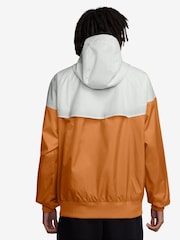 Nike Monarch Brown Sportswear Windrunner Hooded Jacket - Image 2 of 3