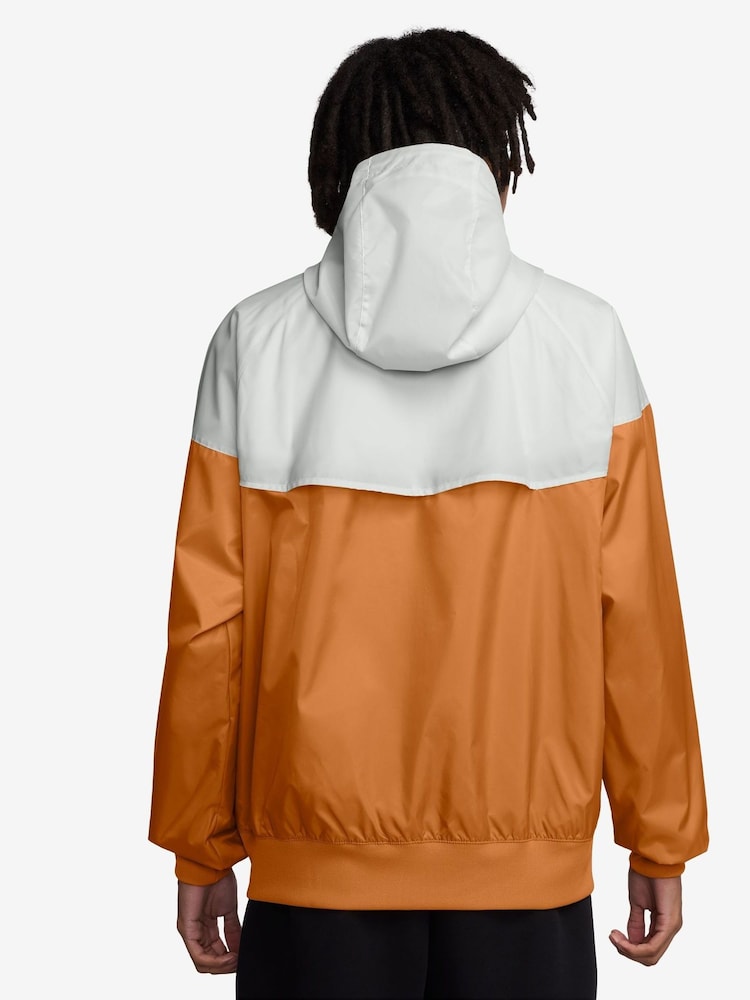 Nike Monarch Brown Sportswear Windrunner Hooded Jacket - Image 2 of 3