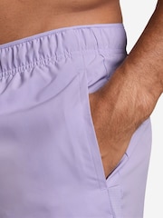 Nike Hydrangea Purple Grey 7 Inch Challenger Dri-FIT 7 inch Briefs Lined Running Shorts - Image 4 of 5