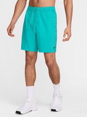 Nike Cactus Blue Dri-FIT Form 7 inch Unlined Training Shorts - Image 1 of 6