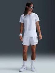 Nike White Rafa Challenger Dri-FIT Tennis T-Shirt - Image 1 of 5