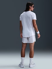 Nike White Rafa Challenger Dri-FIT Tennis T-Shirt - Image 3 of 5