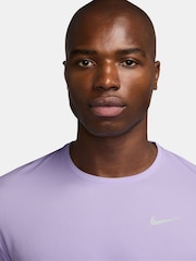 Nike Purple Dri-FIT Miler Running T-Shirt - Image 3 of 4