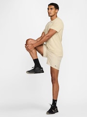 Nike Brown Dri-FIT Form 7 inch Unlined Training Shorts - Image 6 of 6
