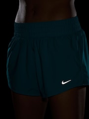Nike Cactus Blue One Dri-FIT Mid Rise 3" Brief Lined Shorts - Image 6 of 6