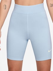 Nike Light Blue Tint High Waisted 8" Cycling Shorts - Image 1 of 4