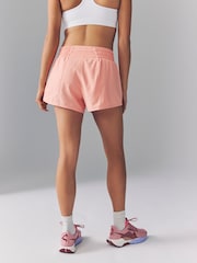 Nike Apricot Orange One Dri-FIT Mid Rise 3" Brief Lined Shorts - Image 2 of 5