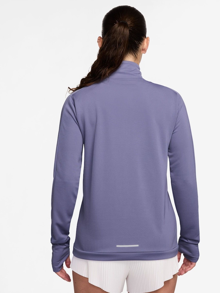 Nike Amethyst Purple Dri-FIT Pacer Half Zip Running Top - Image 2 of 4