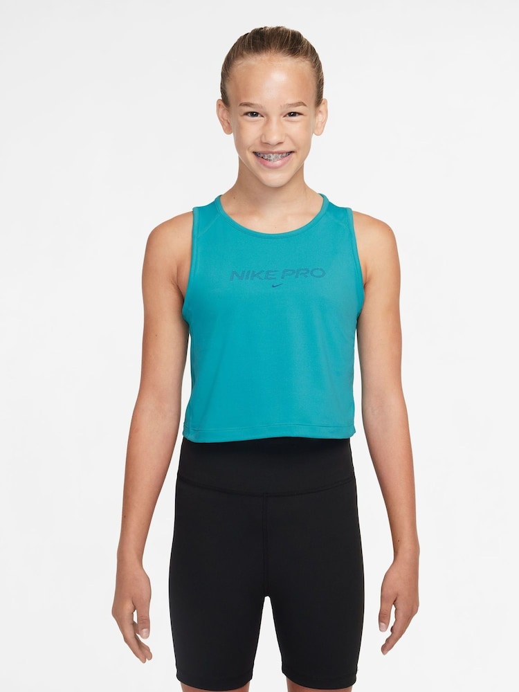 Cactus azul - Nike Pro Dri-FIT Tank Vest Top - Imagen 1 de 3