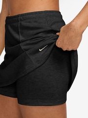 Nike Black Sportswear Chill Terry Mid Rise French Terry Mini Skort - Image 4 of 4