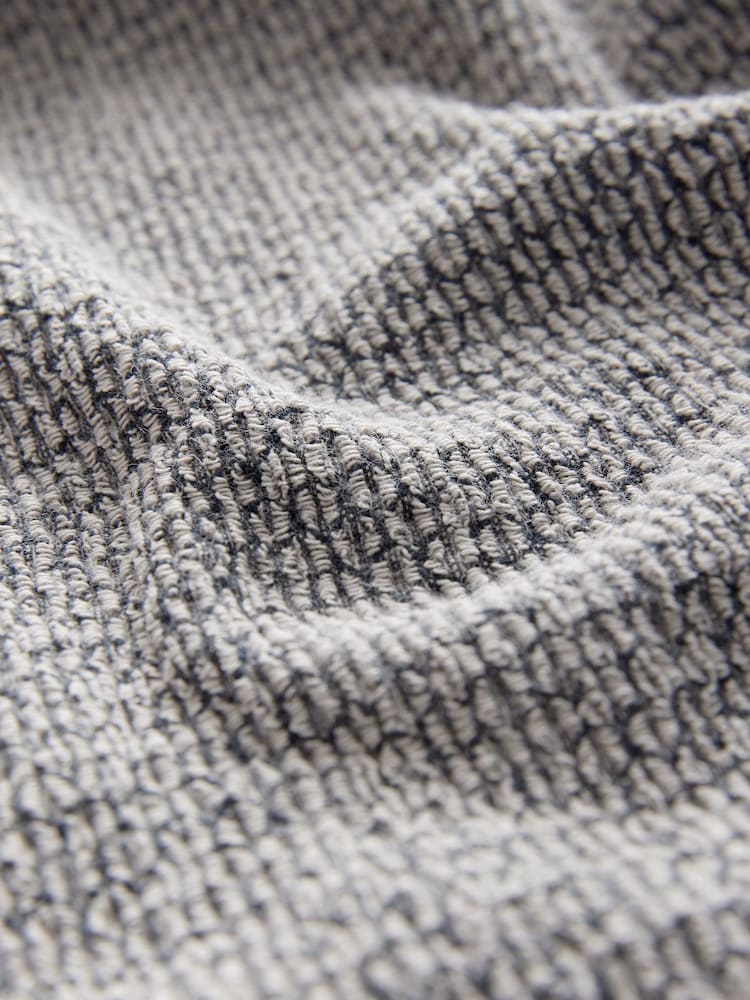 Gris - Pantalons texturés à cordon de serrage ample - Image 7 of 8