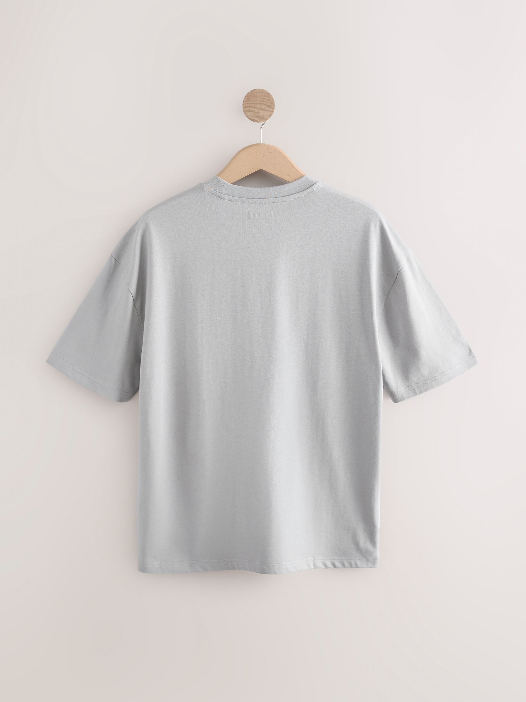 【BLAKELY】NYクレスト リラックスTシャツ Next：日本 エクリュ / ブラック / グレー - リラックスフィット