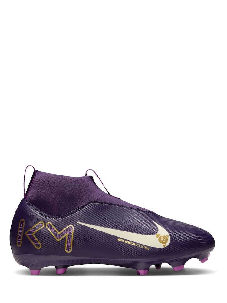 Nike Purple Kids Mercurial Superfly 10 Academy Kylian Mbappe Multi Ground Football Boots - Image 1 of 11