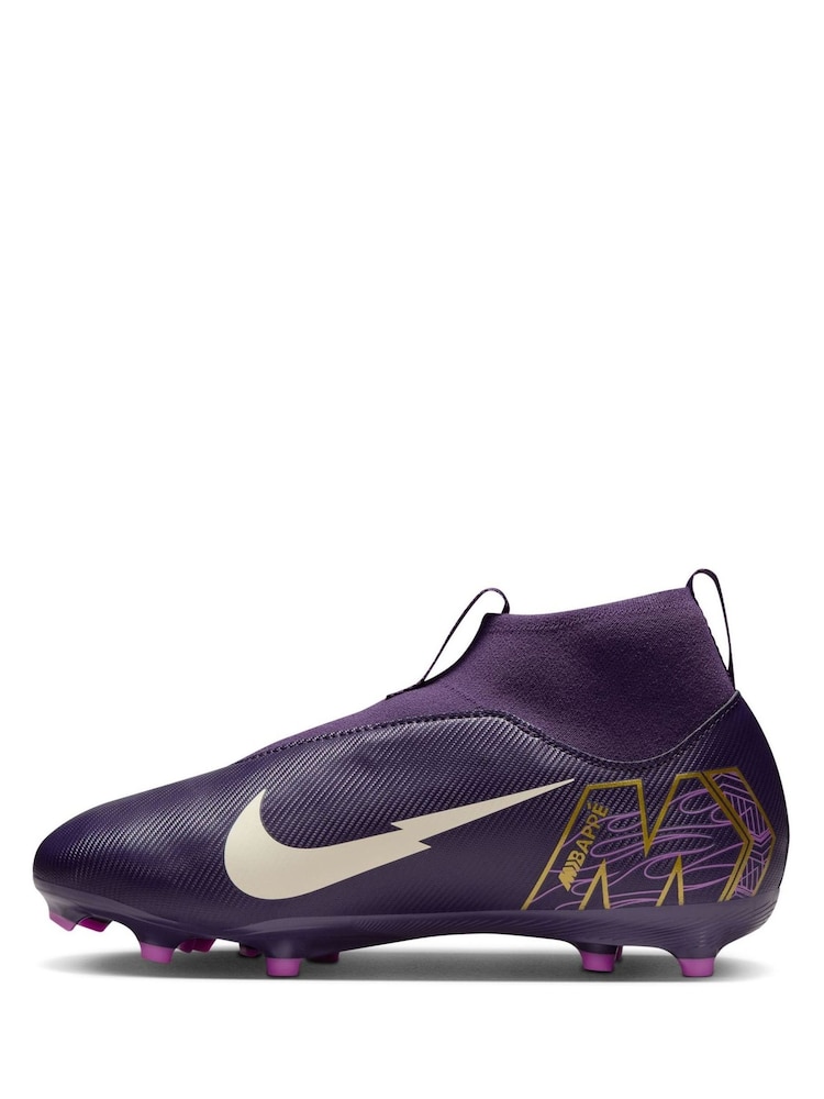 Nike Purple Kids Mercurial Superfly 10 Academy Kylian Mbappe Multi Ground Football Boots - Image 2 of 11
