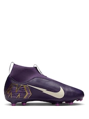 Nike Purple Kids Mercurial Superfly 10 Academy Kylian Mbappe Multi Ground Football Boots - Image 3 of 11