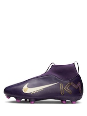 Nike Purple Kids Mercurial Superfly 10 Academy Kylian Mbappe Multi Ground Football Boots - Image 4 of 11