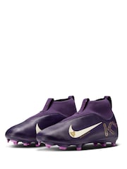 Nike Purple Kids Mercurial Superfly 10 Academy Kylian Mbappe Multi Ground Football Boots - Image 5 of 11