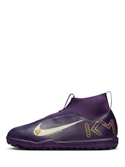 Nike Purple Kids Mercurial Superfly 10 Academy Kylian Mbappe Turf Football Boots - Image 2 of 10