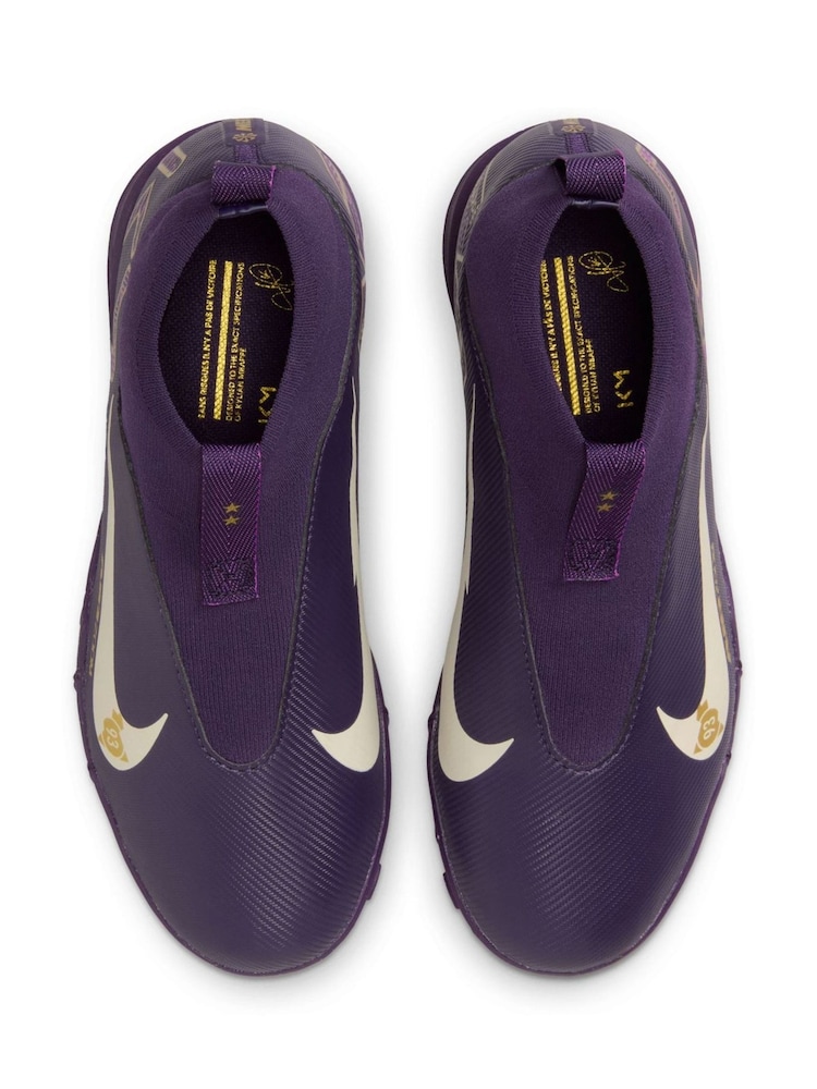 Nike Purple Kids Mercurial Superfly 10 Academy Kylian Mbappe Turf Football Boots - Image 7 of 10