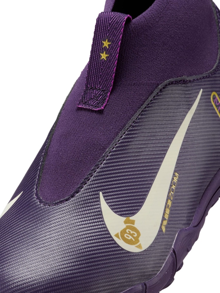 Nike Purple Kids Mercurial Superfly 10 Academy Kylian Mbappe Turf Football Boots - Image 9 of 10