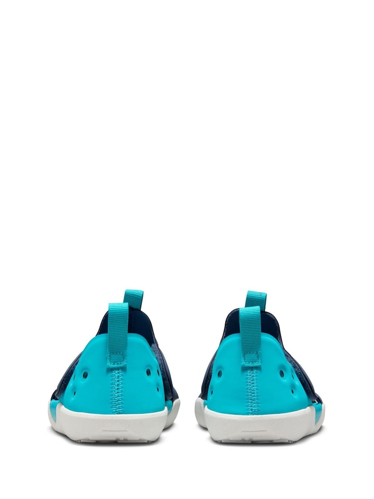 Nike Thunderstorm Blue Junior Sunray Protect Sandals - Image 7 of 12