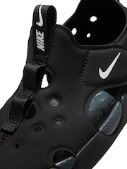 Nike Black Junior Sunray Protect Sandals - Image 8 of 10