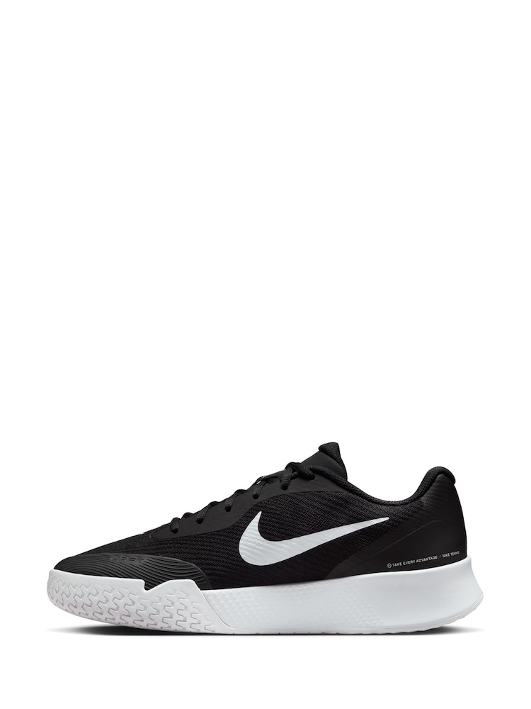 Nike Black Vapor Lite 3 Hardcourt Tennis Trainers - Image 2 of 9