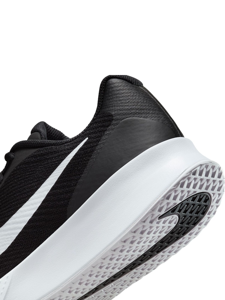 Nike Black Vapor Lite 3 Hardcourt Tennis Trainers - Image 9 of 9