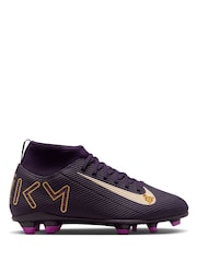 Nike Purple Kids Mercurial Superfly Club Kylian Mbappe Multi Ground Football Boots - Image 1 of 11
