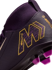 Nike Purple Kids Mercurial Superfly Club Kylian Mbappe Multi Ground Football Boots - Image 10 of 11