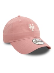 Темно-розовая шапка из 100% хлопка New Era Twenty Neymet 9 - Изображение 2 из 5