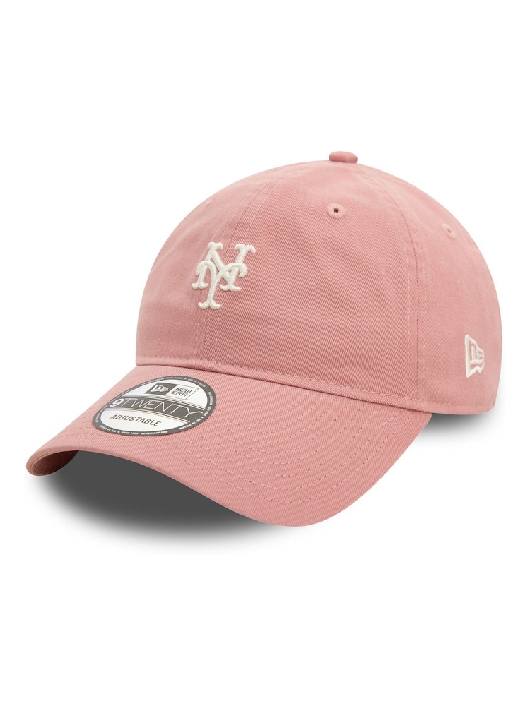 New Era Dark Pink Mini Washed 9Twenty Neymet 100% Cotton Hat - Image 3 of 5