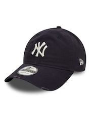 New Era Navy Distressed 9Twenty Neyyan 100% Cotton Hat - Image 3 of 5