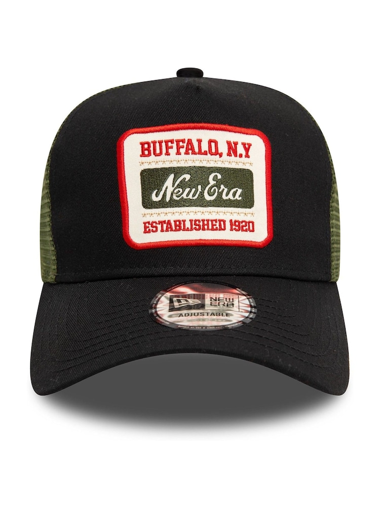 črna klobuk in kape New Era Patch Trucker Newera pokrivala - Slika 1 iz 5