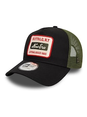 črna klobuk in kape New Era Patch Trucker Newera pokrivala - Slika 3 iz 5