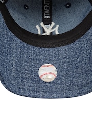 New Era Navy Acid Denim Neyyan 100% Cotton Hat - Image 5 of 5
